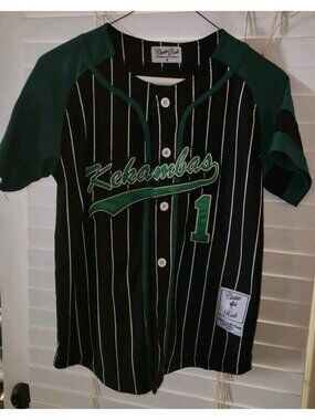 Hardball G-Baby #1 Youth MED Baseball Jersey Kekambas Keanu Reeves CLASSIC REELS